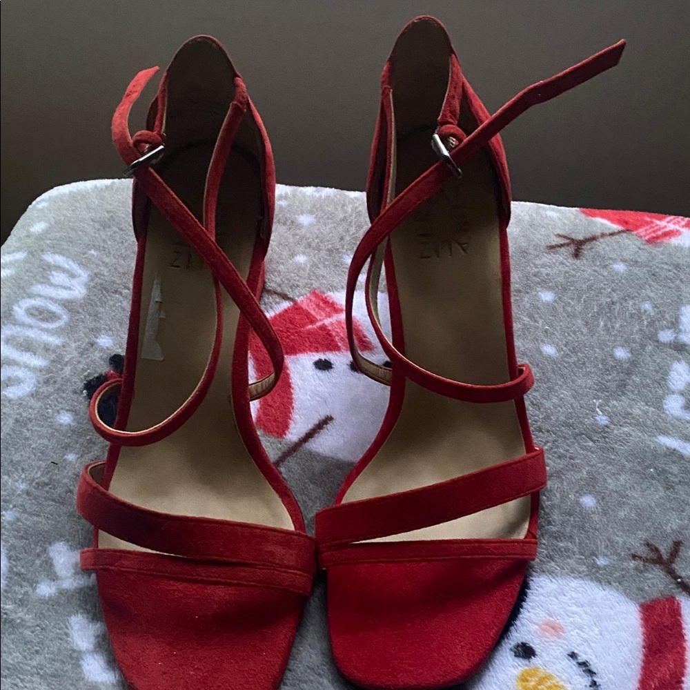 Elegant Red Espadrilles